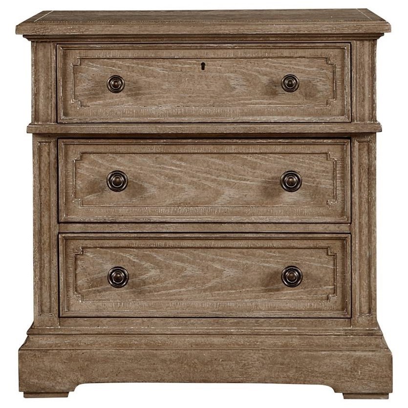 Stanley Furniture Wethersfield Estate Nightstand with 3 SoftClose